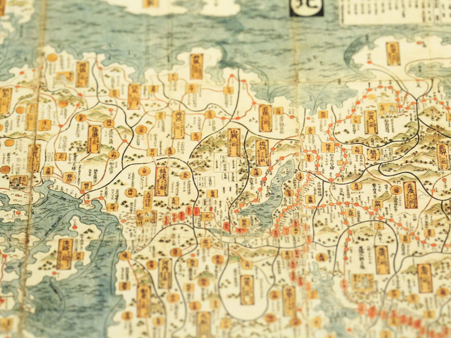和紙に古地図を印刷:楮紙と奉書紙を使用 - 和紙の印刷工房